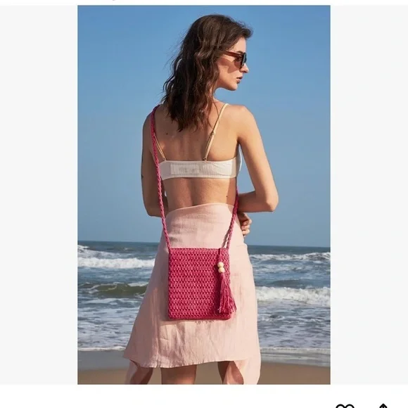 Beach Straw Purse For Women: Straw Bags Crossbody Shoulder Handbags (new) - Picture 3 of 6